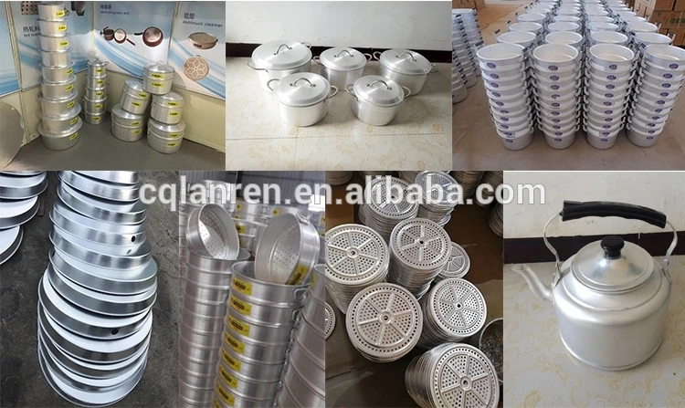 Customized 50cm 20'' diameter Hotel aluminium stock pot cooking pot kitchen pot